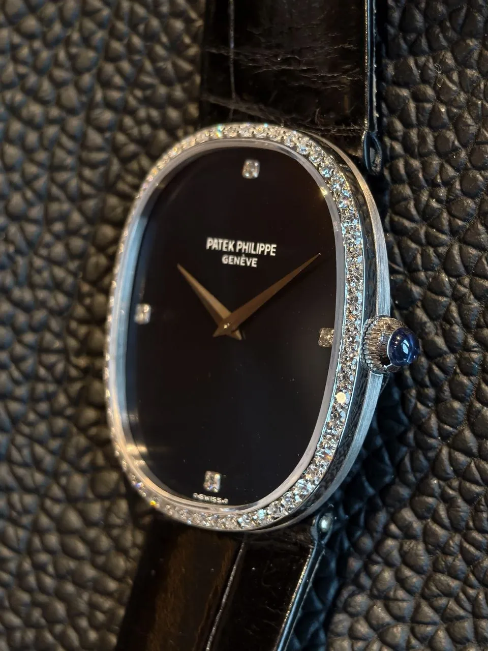 Patek Philippe Golden Ellipse Diamonds 3849 White Gold – 3
