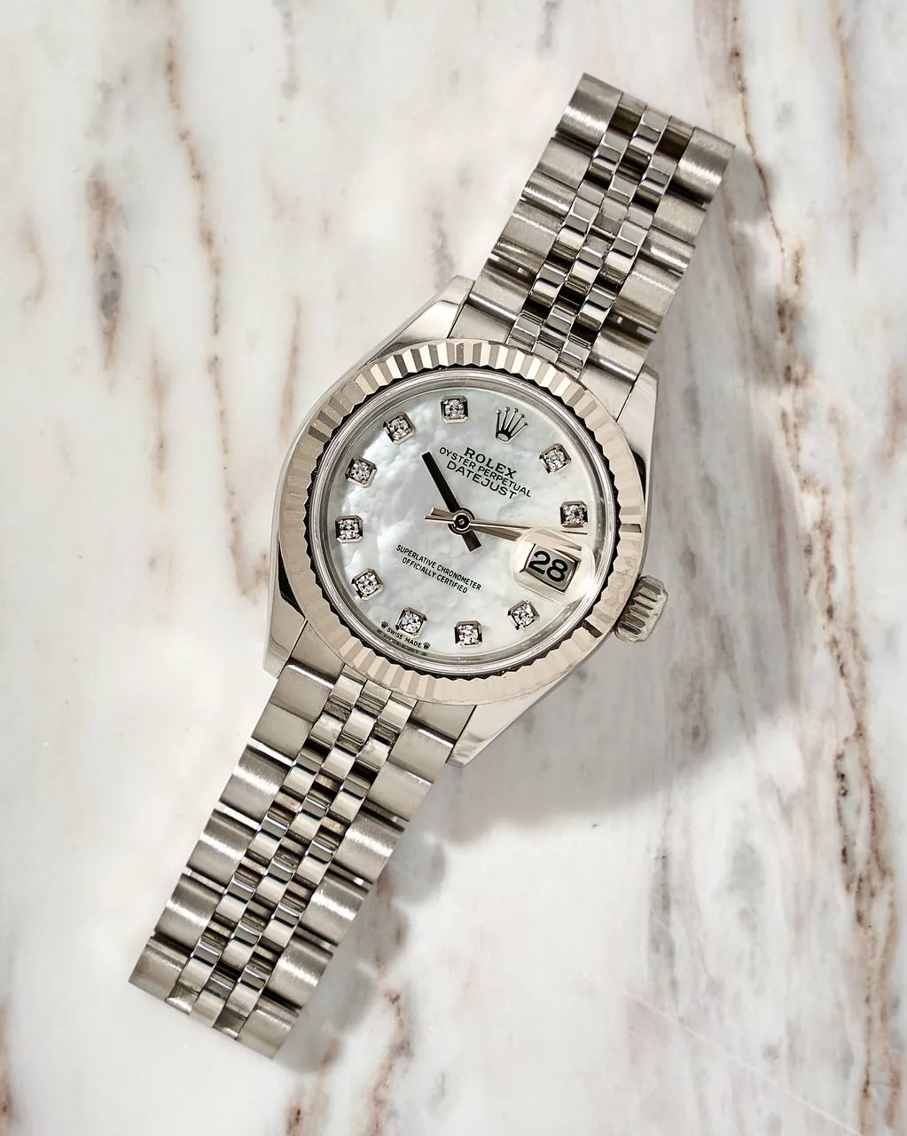 Rolex Oyster Perpetual Datejust 28mm MoP Dial 279174 – 8