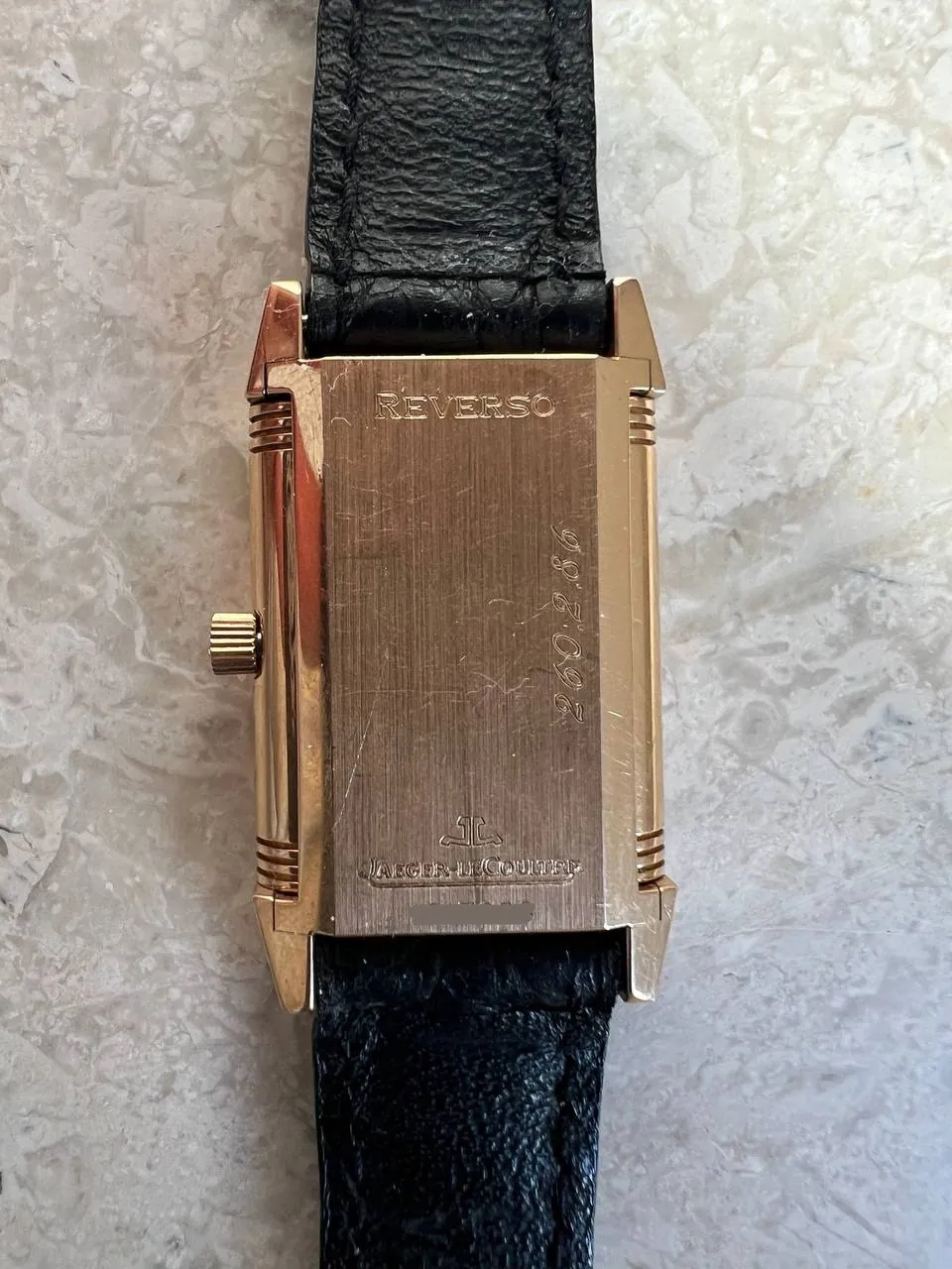 Jaeger-LeCoultre Reverso Ladies Rose Gold Black Dial – 7