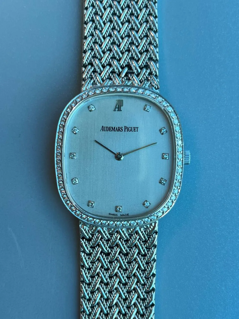 Audemars Piguet Vintage 14653BC White Gold Silver Dial – 11