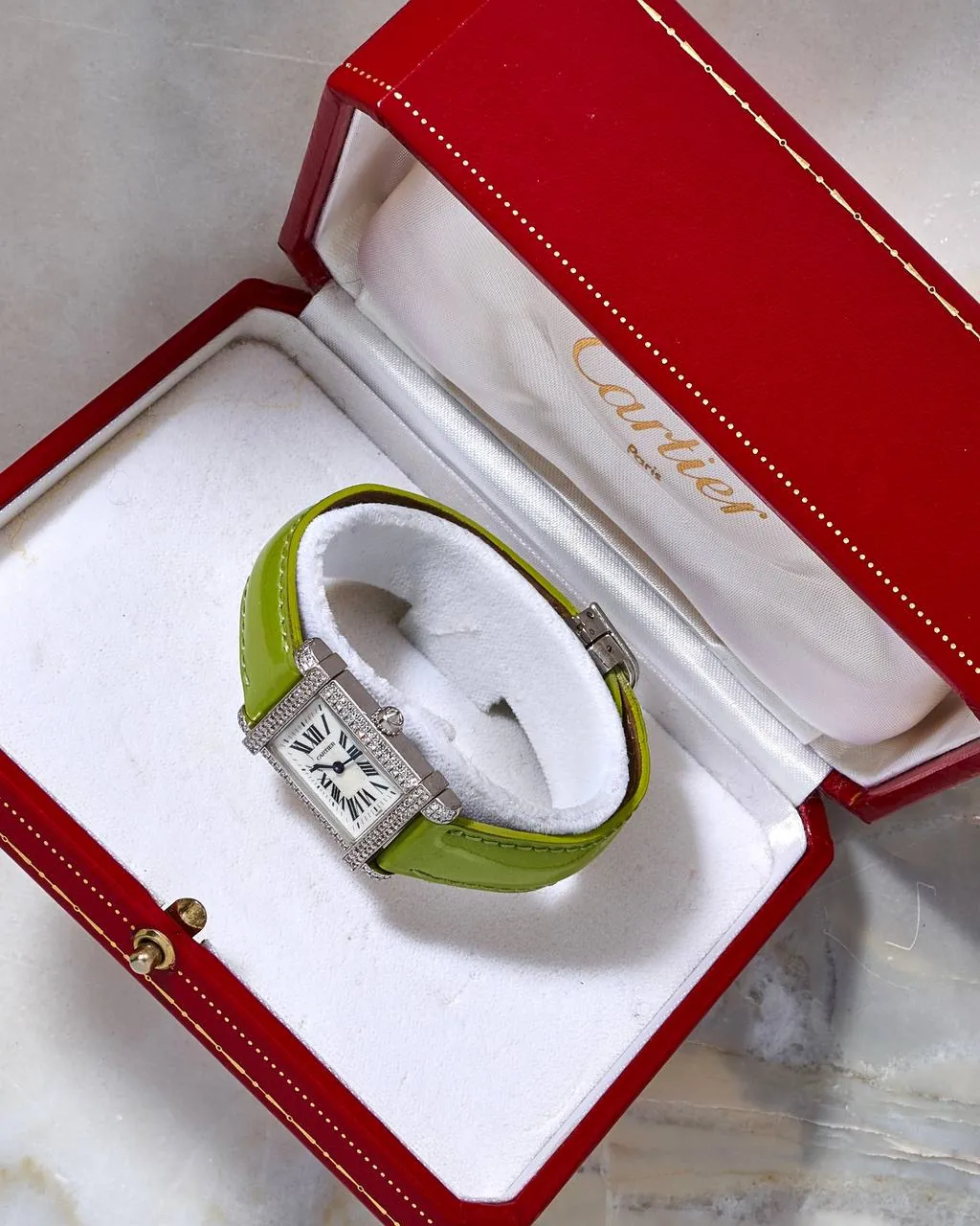 Cartier Tank Chinoise White Gold & Diamonds 2338 – 3