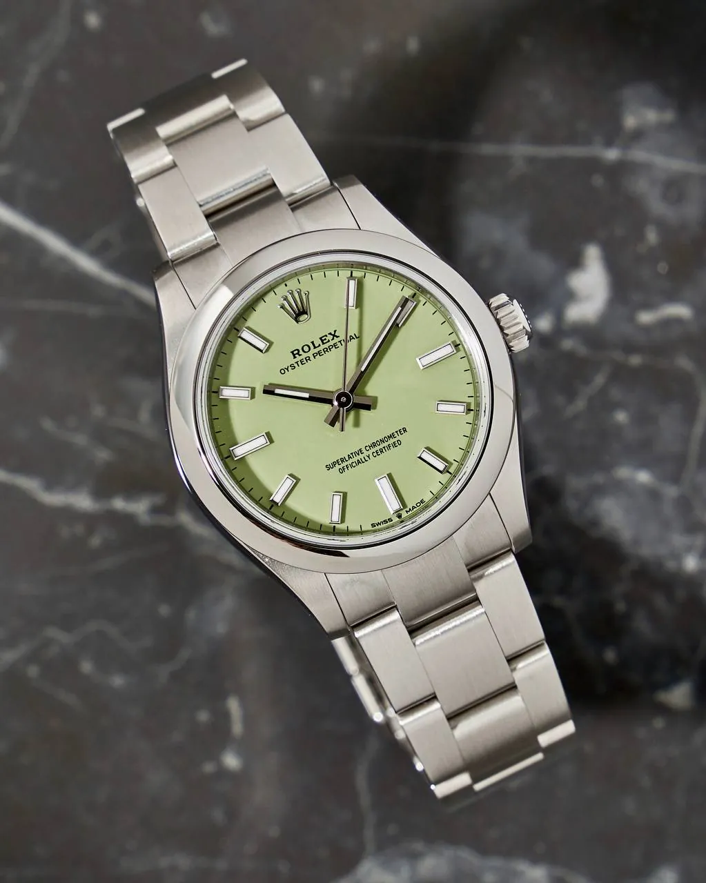 Rolex Oyster Perpetual 31mm 277200 Pistachio Dial NEW – 3