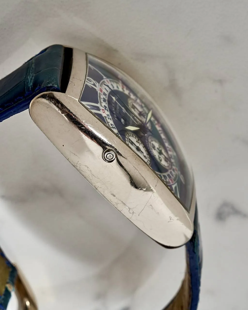 Franck Muller Master Calendar Blue Dial White Gold – 4