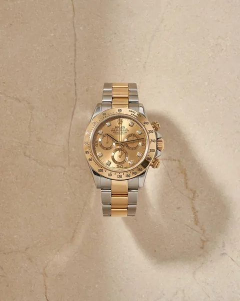 Rolex Cosmograph Daytona 40mm Champagne Diamond Dial 116523 M Series