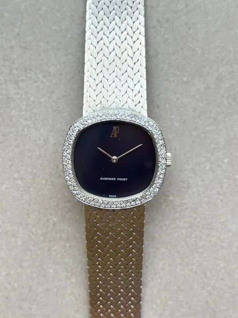 Audemars Piguet Vintage White Gold Diamond Bezel