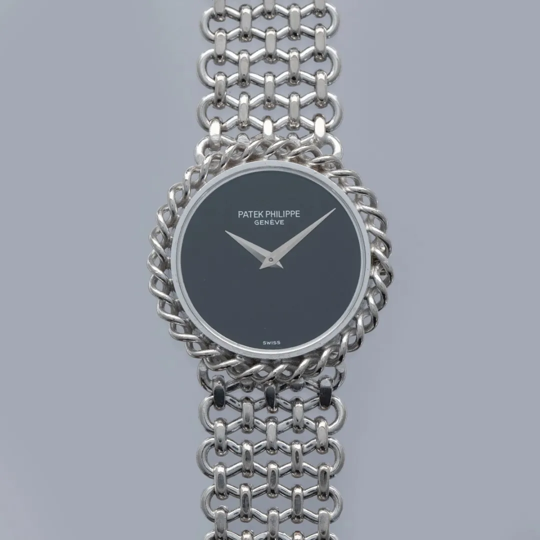 Patek Philippe White Gold Onyx Dial 4283