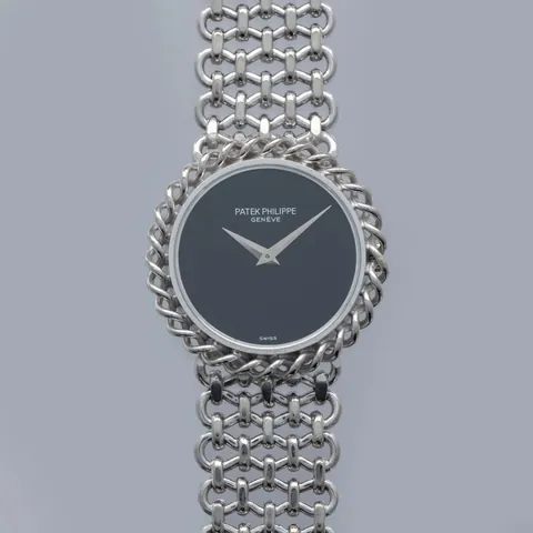Patek Philippe White Gold Onyx Dial 4283