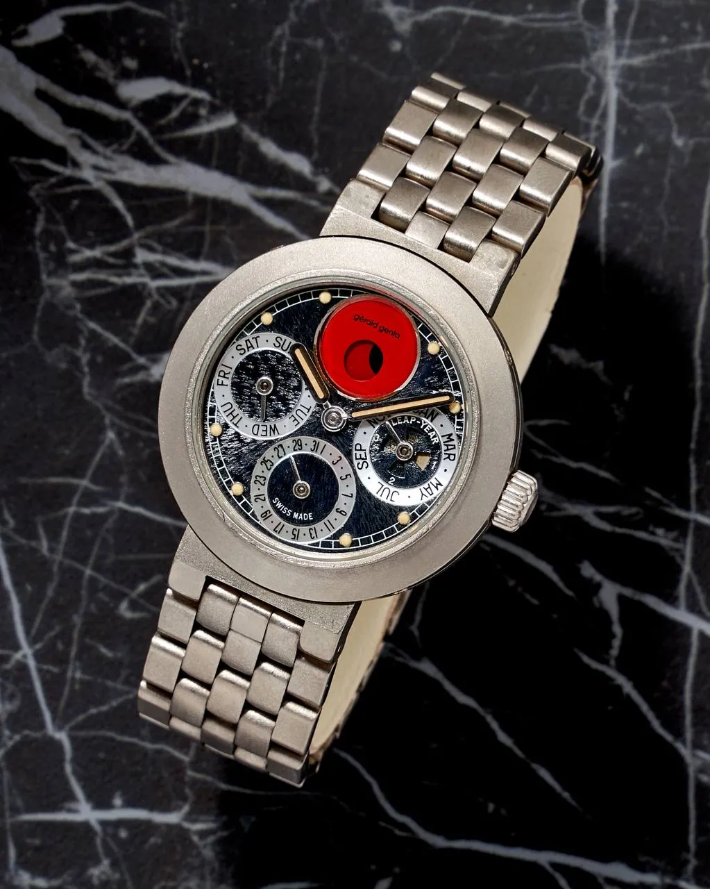 Gerald Genta Perpetual Calendar Moonphase Titanium – 11