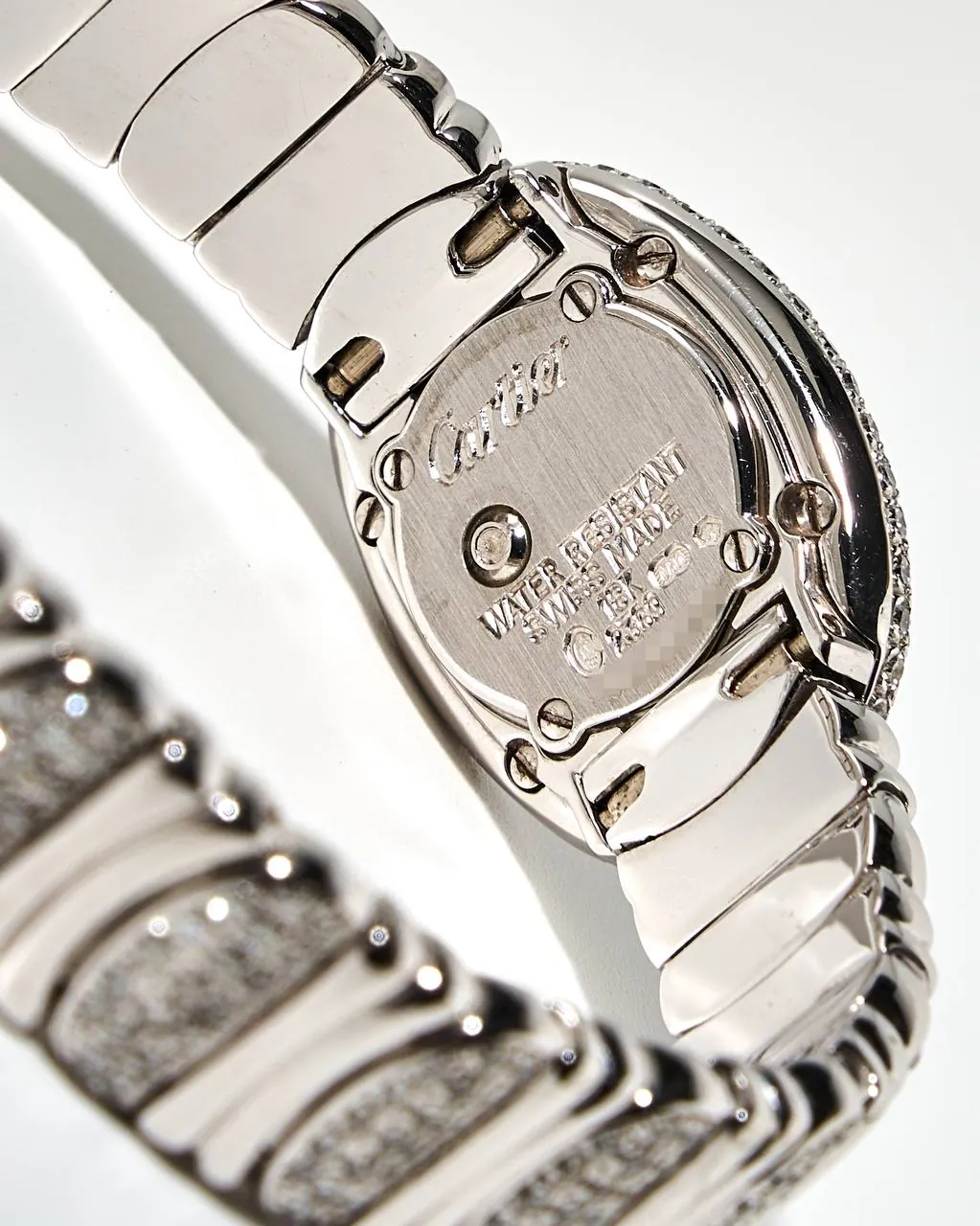 Cartier Baignoire 2369 White Gold Aftermarket Diamonds – 8