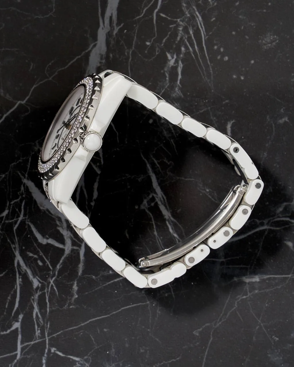 Chanel J12 White Ceramic & Factory Diamonds 38mm – 7