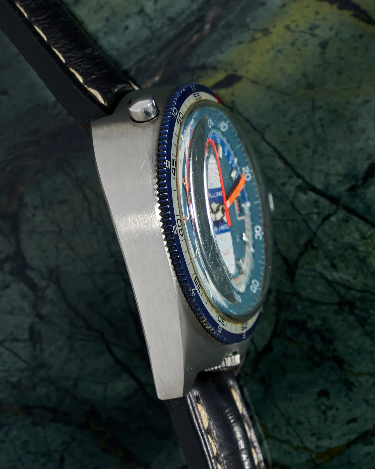 Breitling Chrono-Matic Bullhead Pupitre Blue Dial – 6