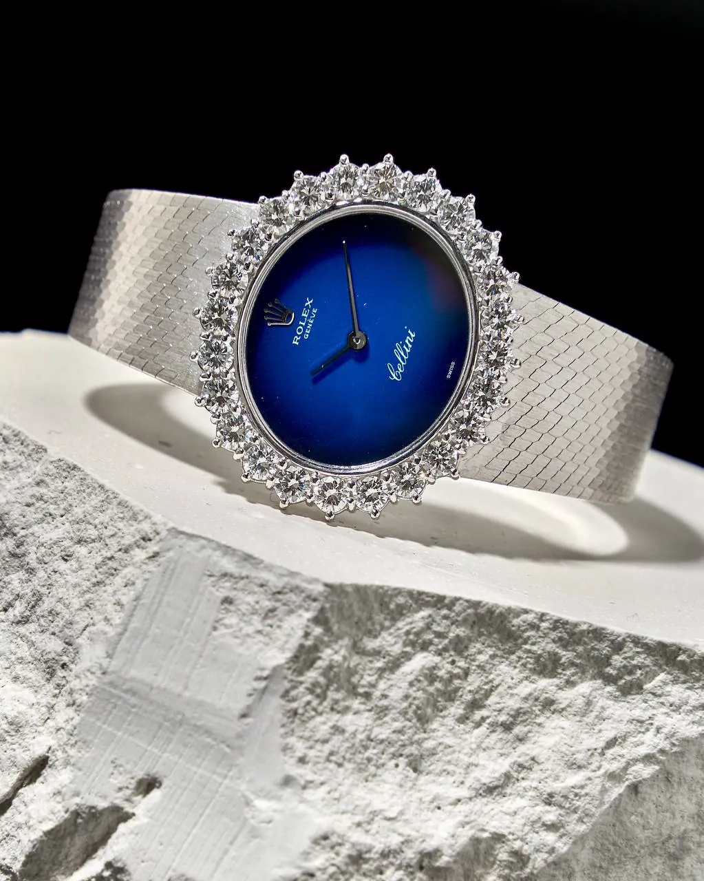 Rolex Cellini Vintage White Gold and Diamond Bezel – 10