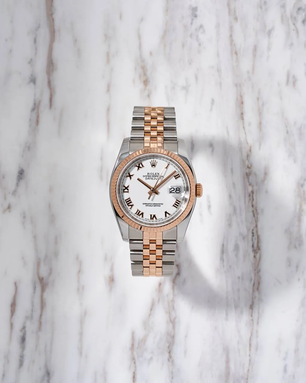 Rolex Datejust 36mm Steel & Gold D Series 116231