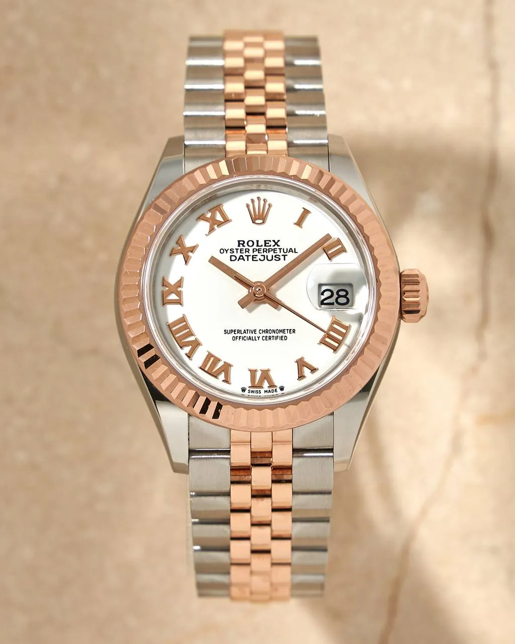 Rolex Datejust Lady 28mm Steel & Rose Gold 279171 – 12