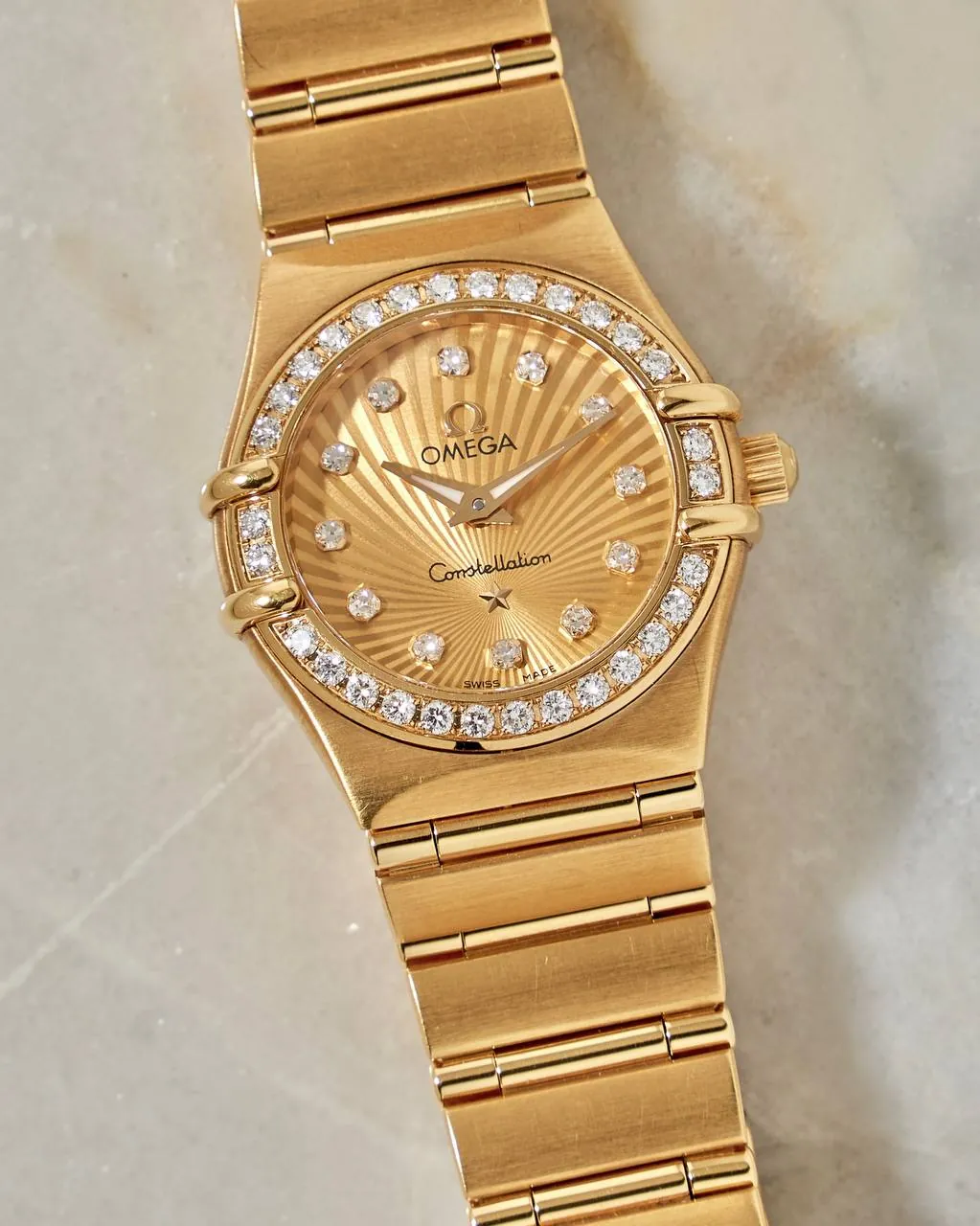 Omega Constellation 160 Years Champagne Diamonds – 4