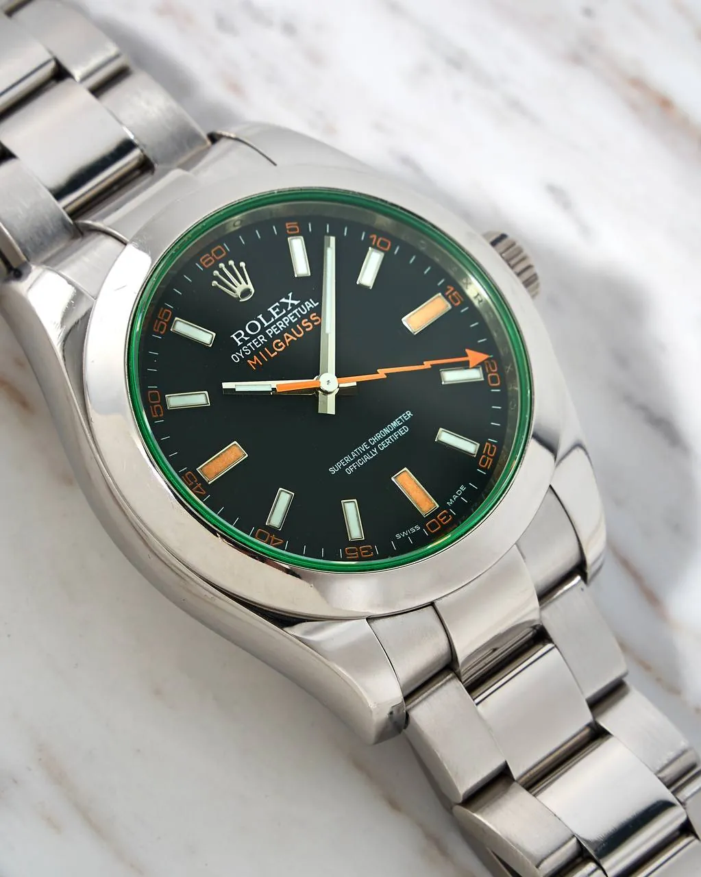 Rolex Milgauss 40mm Green Sapphire V Series 116400 – 10