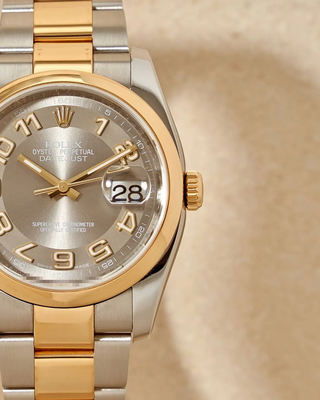 Rolex Datejust 36 mm Steel&Gold Grey Concentric Dial 116203 – 2