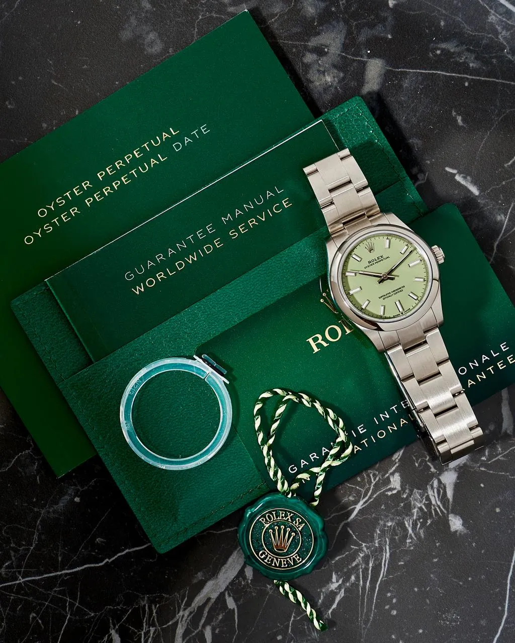Rolex Oyster Perpetual 31mm 277200 Pistachio Dial NEW – 7
