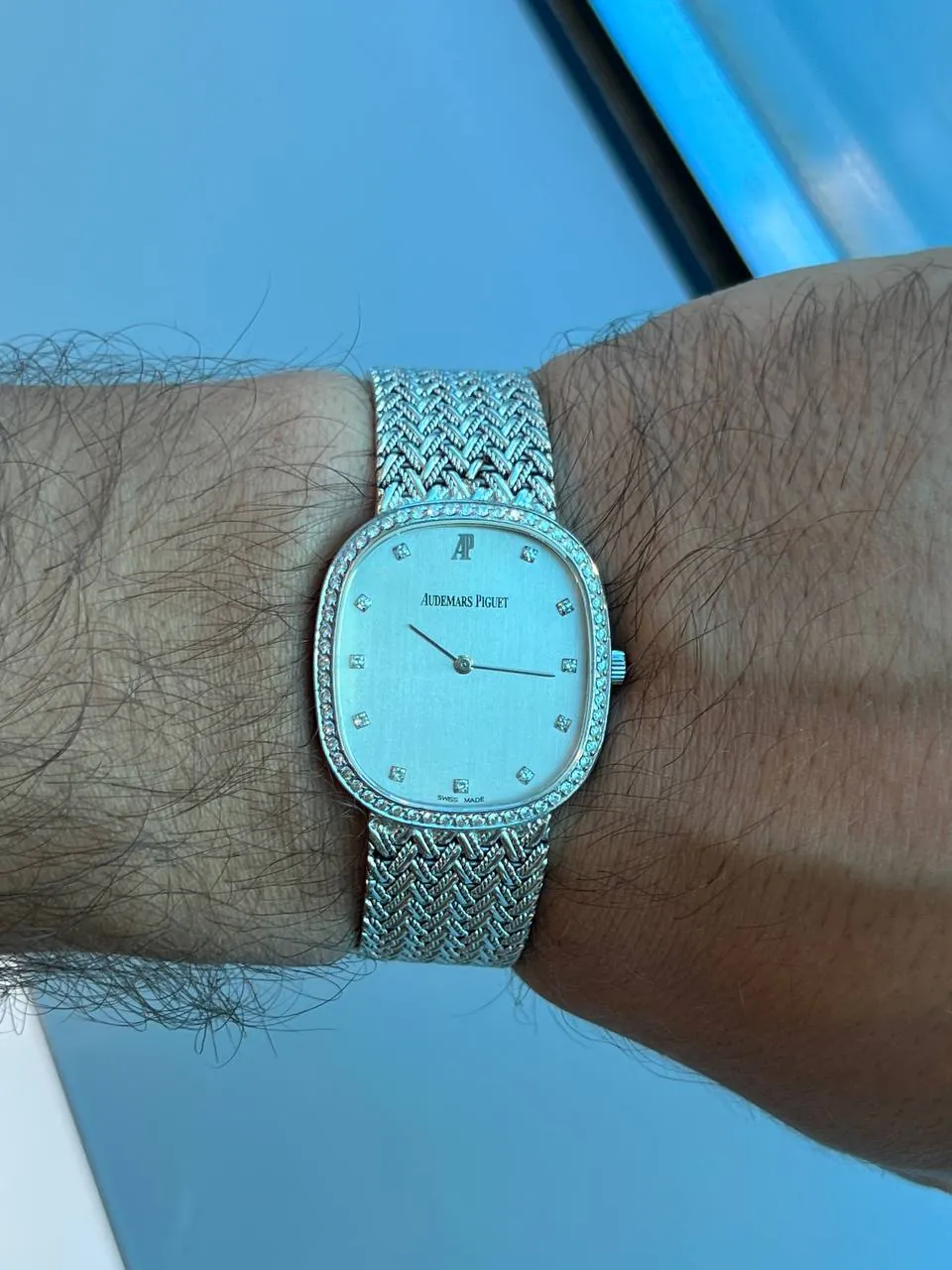 Audemars Piguet Vintage 14653BC White Gold Silver Dial – 8