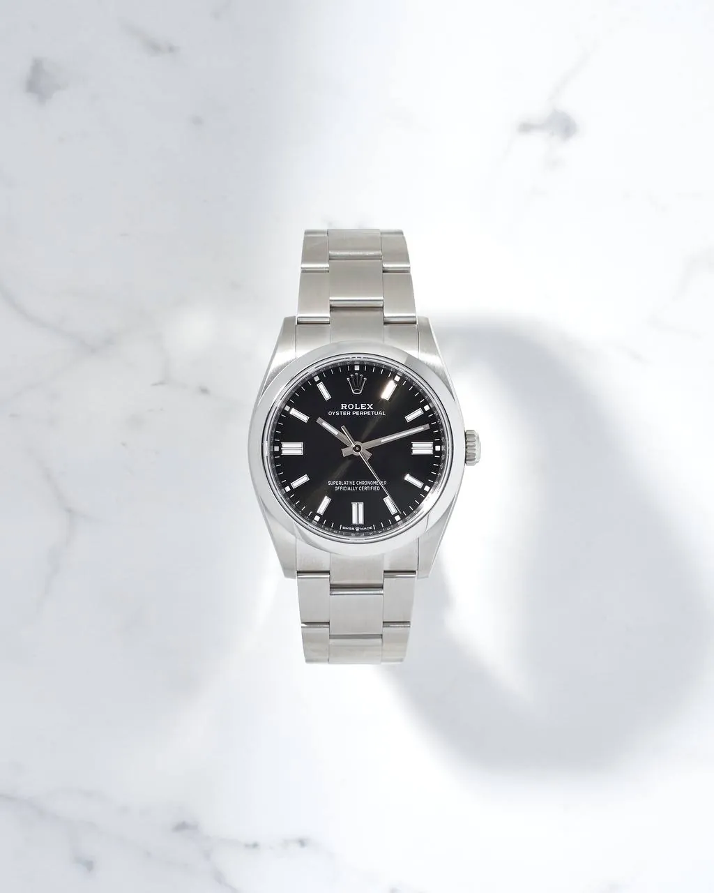 Rolex Oyster Perpetual Black Dial 36mm 126000 NEW