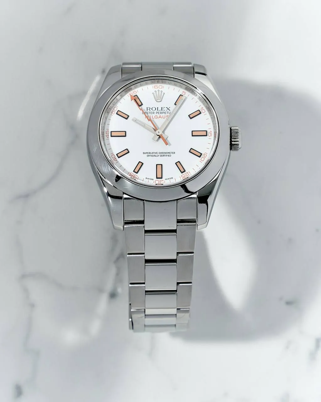 Rolex Milgauss White Dial 40mm 116400 – 11