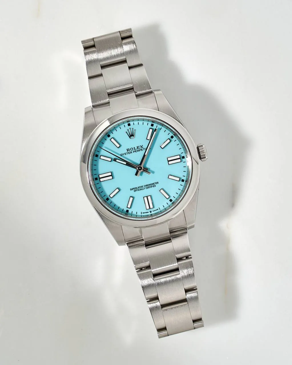 Rolex Oyster Perpetual 41mm Tiffany Dial 124300 – 5
