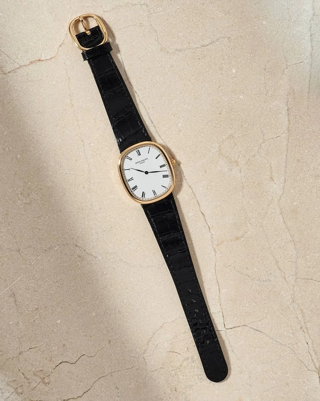 Patek Philippe Golden Ellipse White Romain Dial 3738 – 6