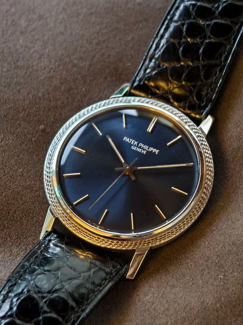 Patek Philippe Calatrava Blue Dial White Gold 3563 – 5