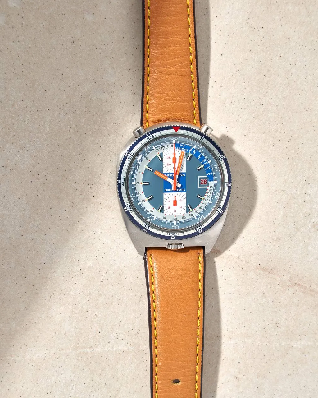 Breitling Chrono-Matic Bullhead Pupitre Blue Dial – 6