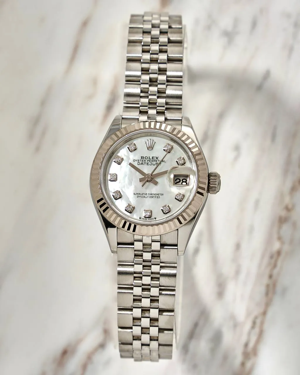Rolex Oyster Perpetual Datejust 28mm MoP Dial 279174 – 10