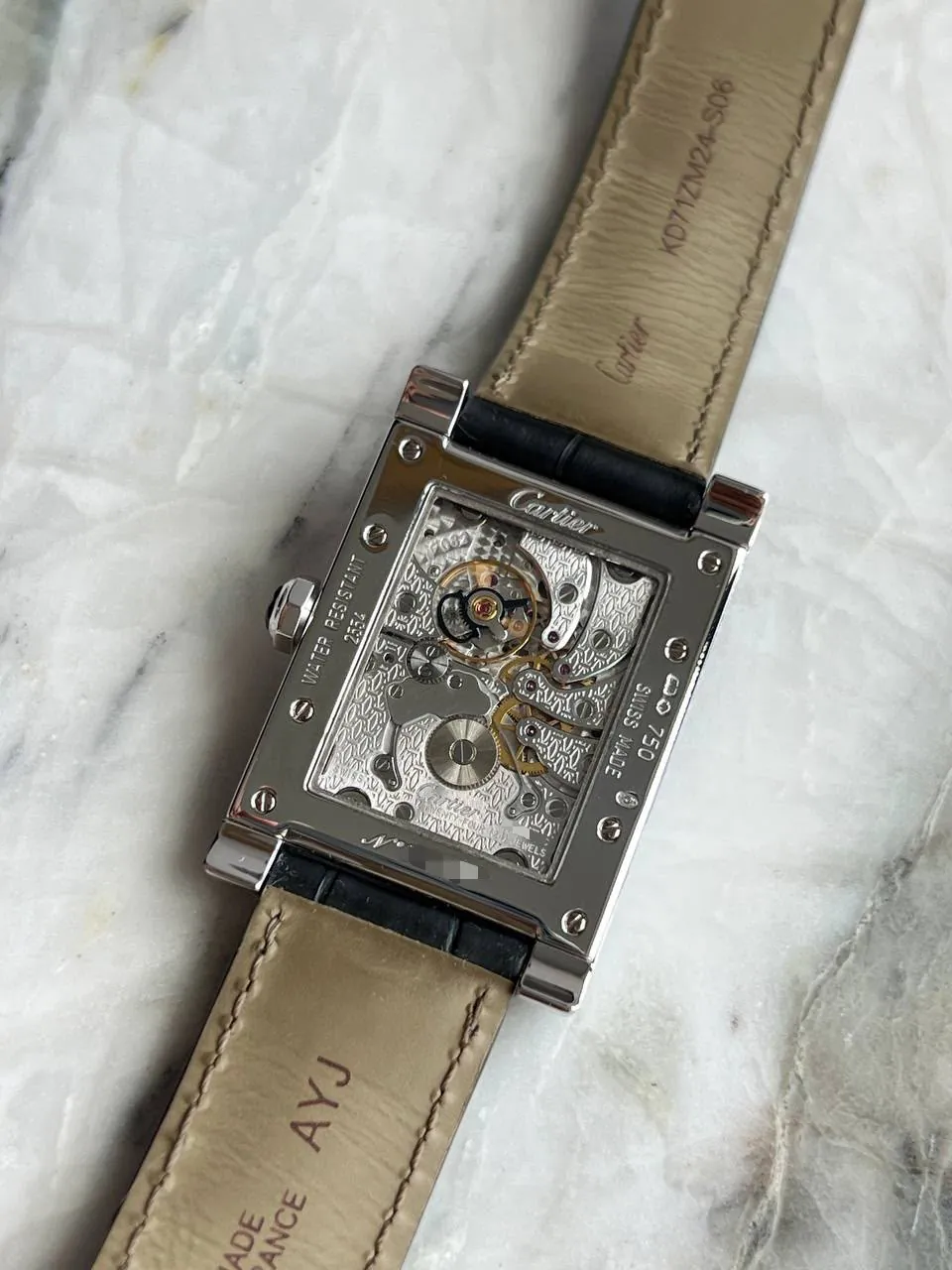 Cartier Tank a’ Vis ‘CPCP’ 2554 Wandering Hours White Gold – 2