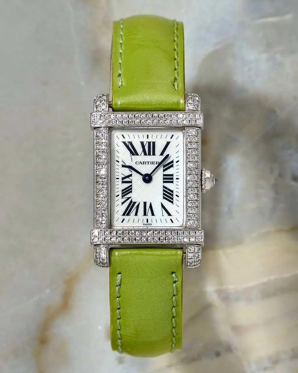 Cartier Tank Chinoise White Gold & Diamonds 2338 – 12