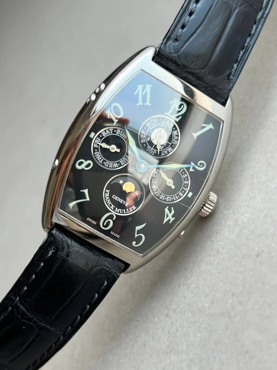 Franck Muller Casablanca Quantième Perpétuel White Gold Black Dial – 7
