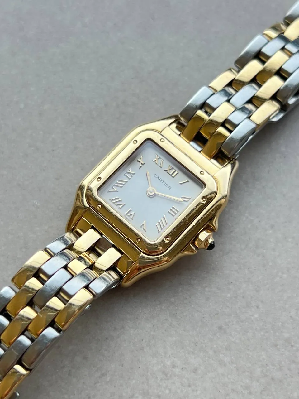 Cartier Panthere Two-Tone Chevron V-Link Small 1070 2 – 2
