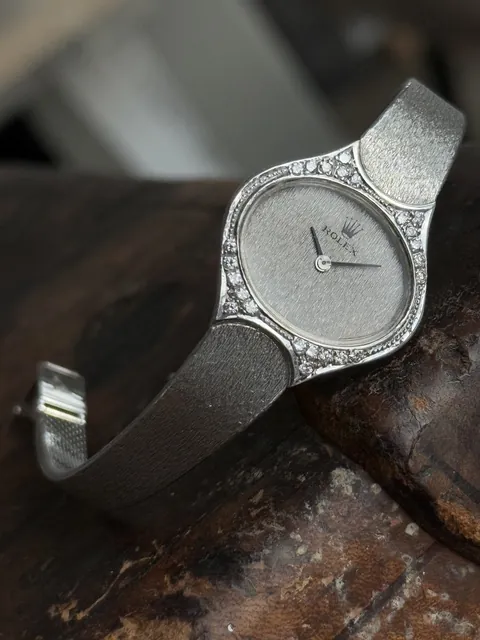 Rolex Vintage White Gold and Diamonds
