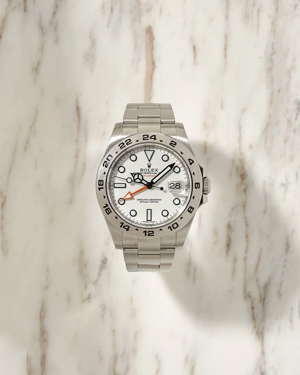 Rolex Explorer II 42mm White Dial 216570
