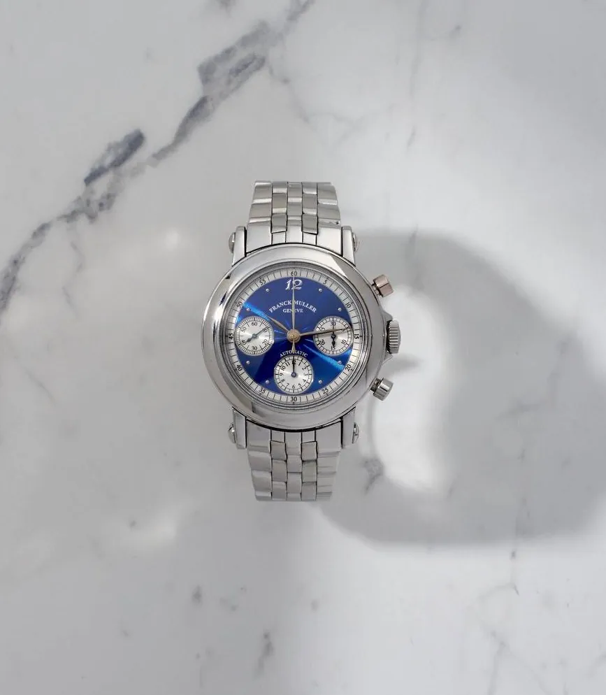 Franck Muller Automatic Chronograph Blue Dial