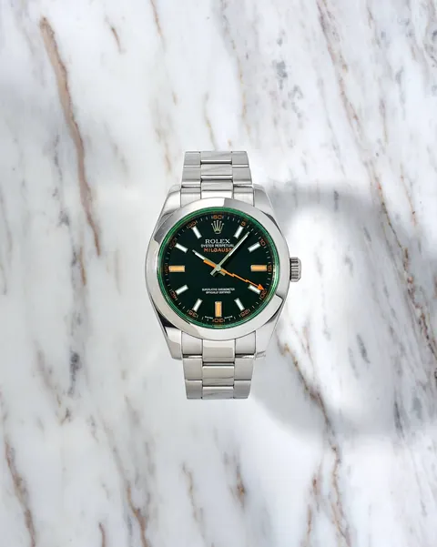 Rolex Milgauss 40mm Green Sapphire V Series 116400