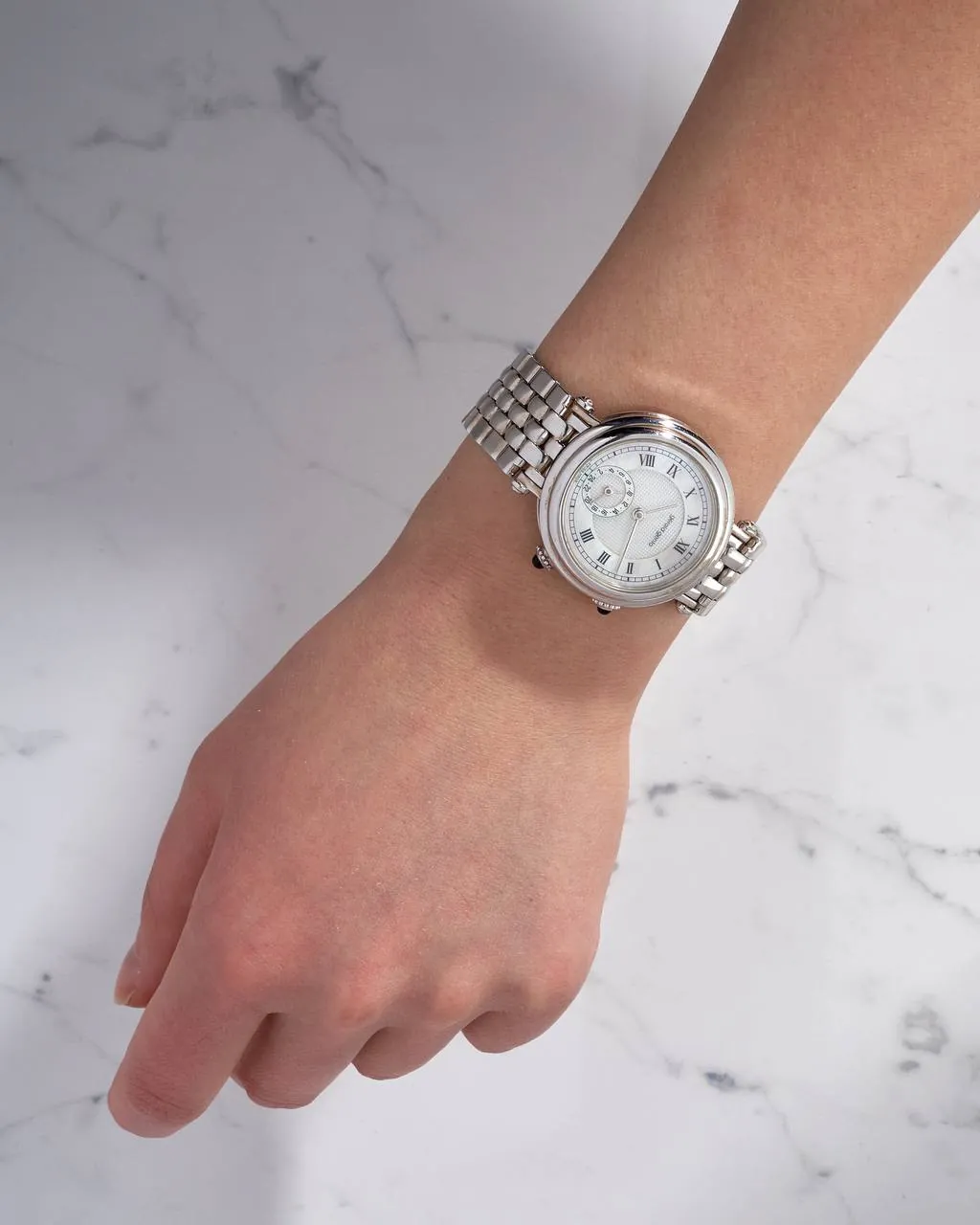 Gerald Genta Gefica Dual Time White Gold MoP – 3