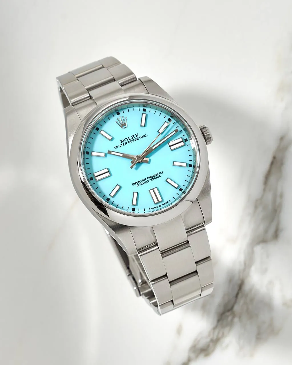 Rolex Oyster Perpetual 41mm Tiffany Dial 124300 – 3