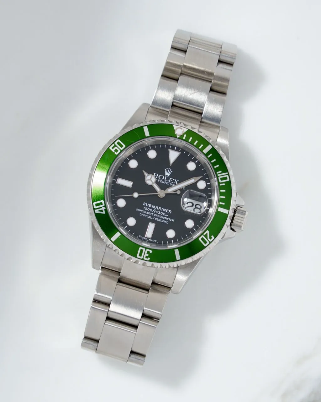 Rolex Submariner Kermit Date 40mm F series 16610LV MK 3 – 5