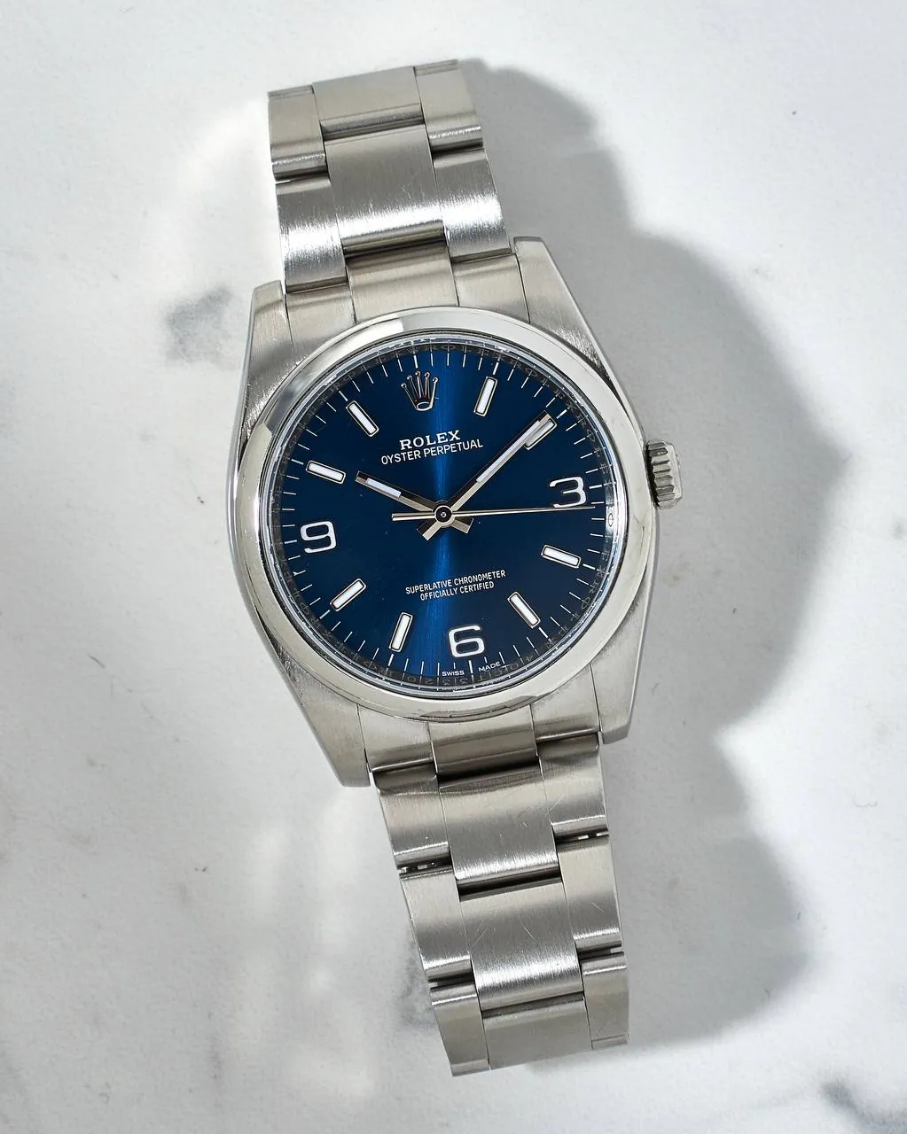 Rolex Oyster Perpetual 36 mm Blue Dial 116000 – 3