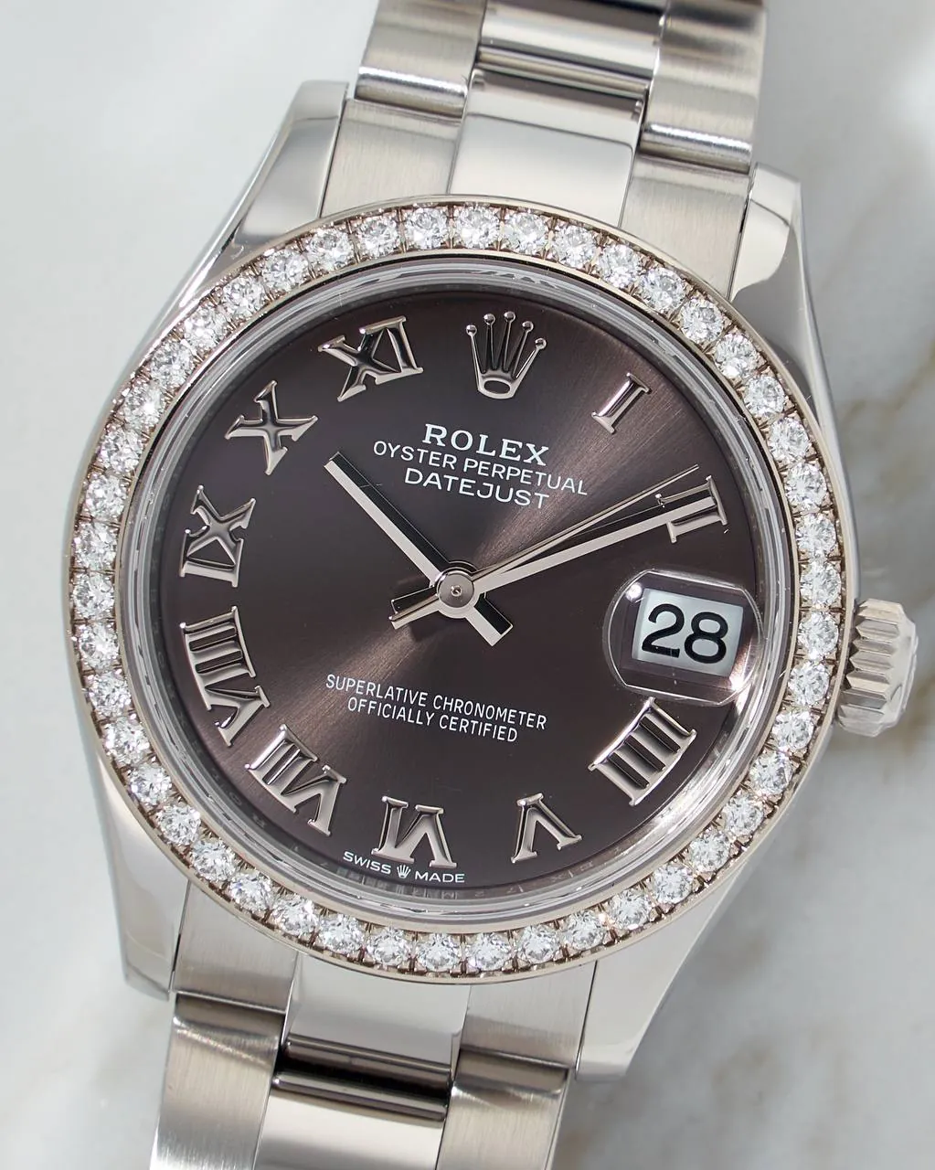 Rolex Datejust 31mm Grey Roman Dial 278384RBR – 4