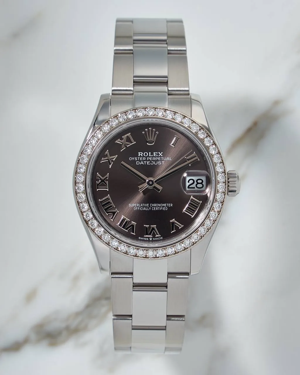 Rolex Datejust 31mm Grey Roman Dial 278384RBR – 12