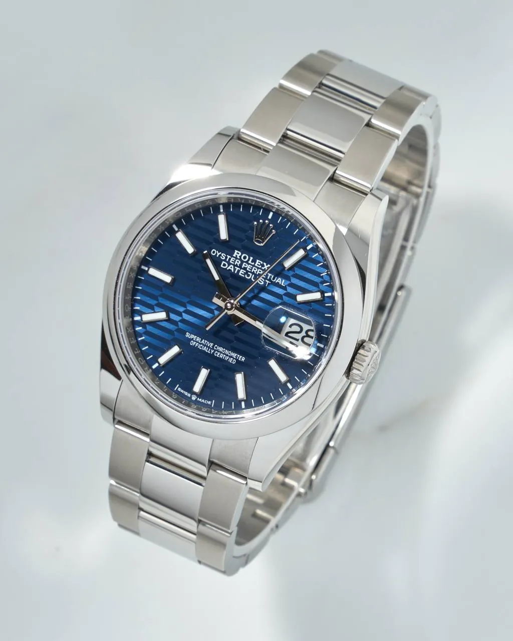 Rolex Datejust 36mm Blue Fluted Motif 126200 NEW – 8