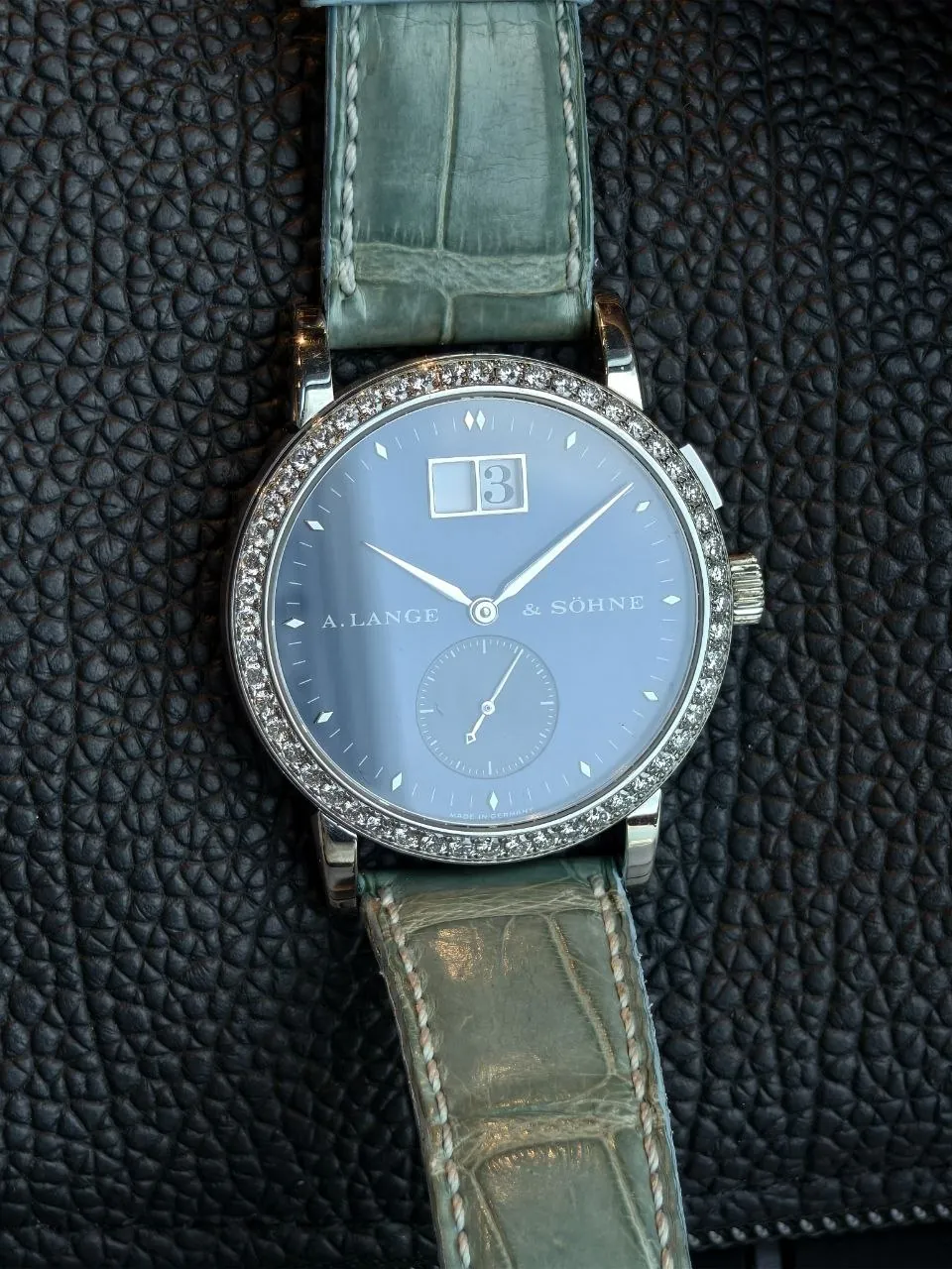 A. Lange & Sohne Saxonia Diamond-Set Bezel White Gold – 4
