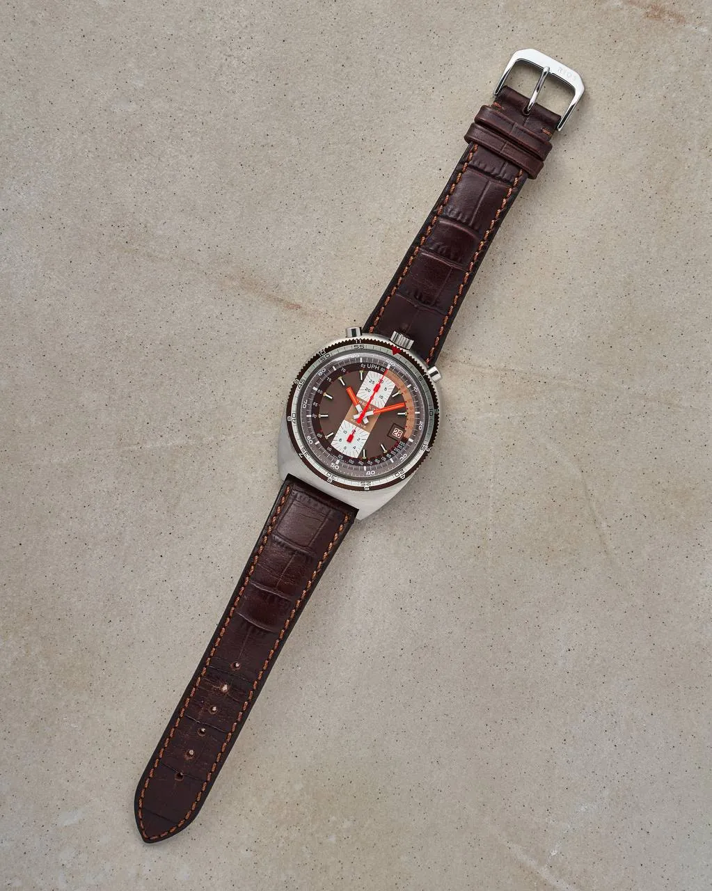 Breitling Chrono-Matic Bullhead Pupitre Chronograph Brown – 11