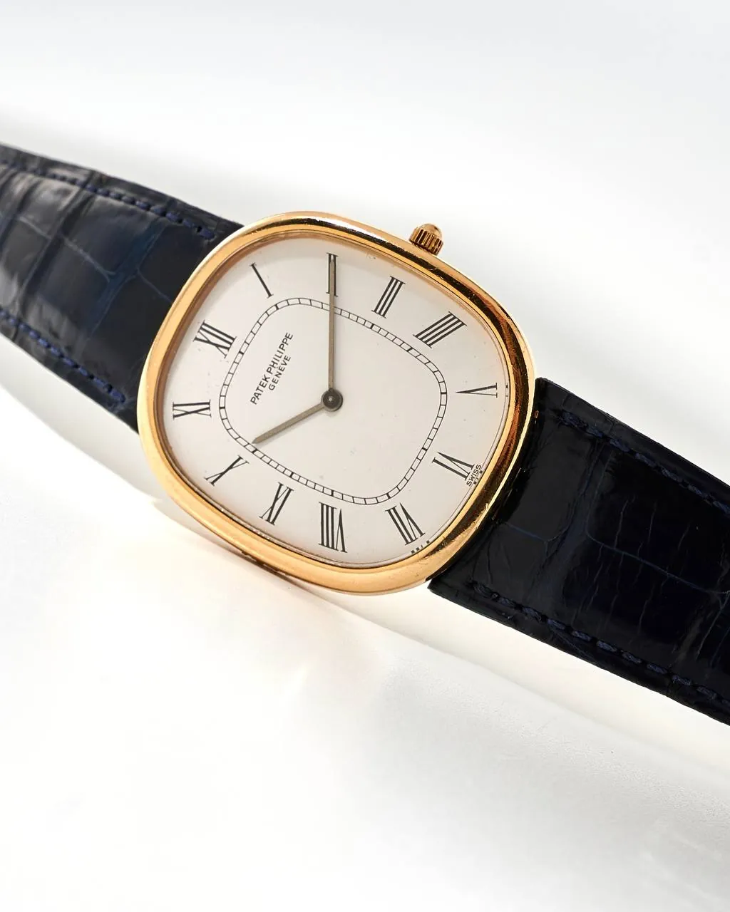 Patek Philippe Golden Ellipse White Romain Dial 3738 – 2