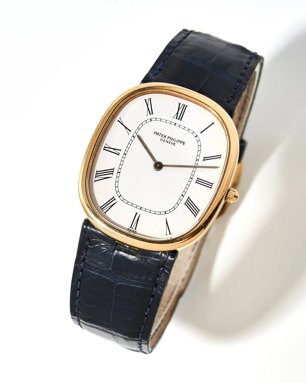 Patek Philippe Golden Ellipse White Romain Dial 3738 – 10