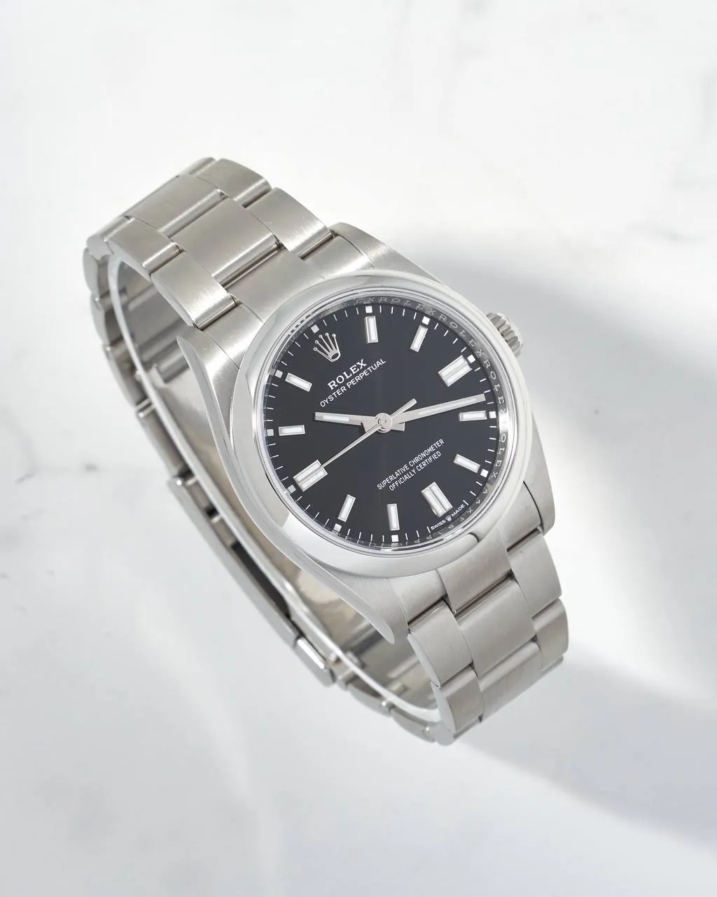 Rolex Oyster Perpetual Black Dial 36mm 126000 NEW – 12